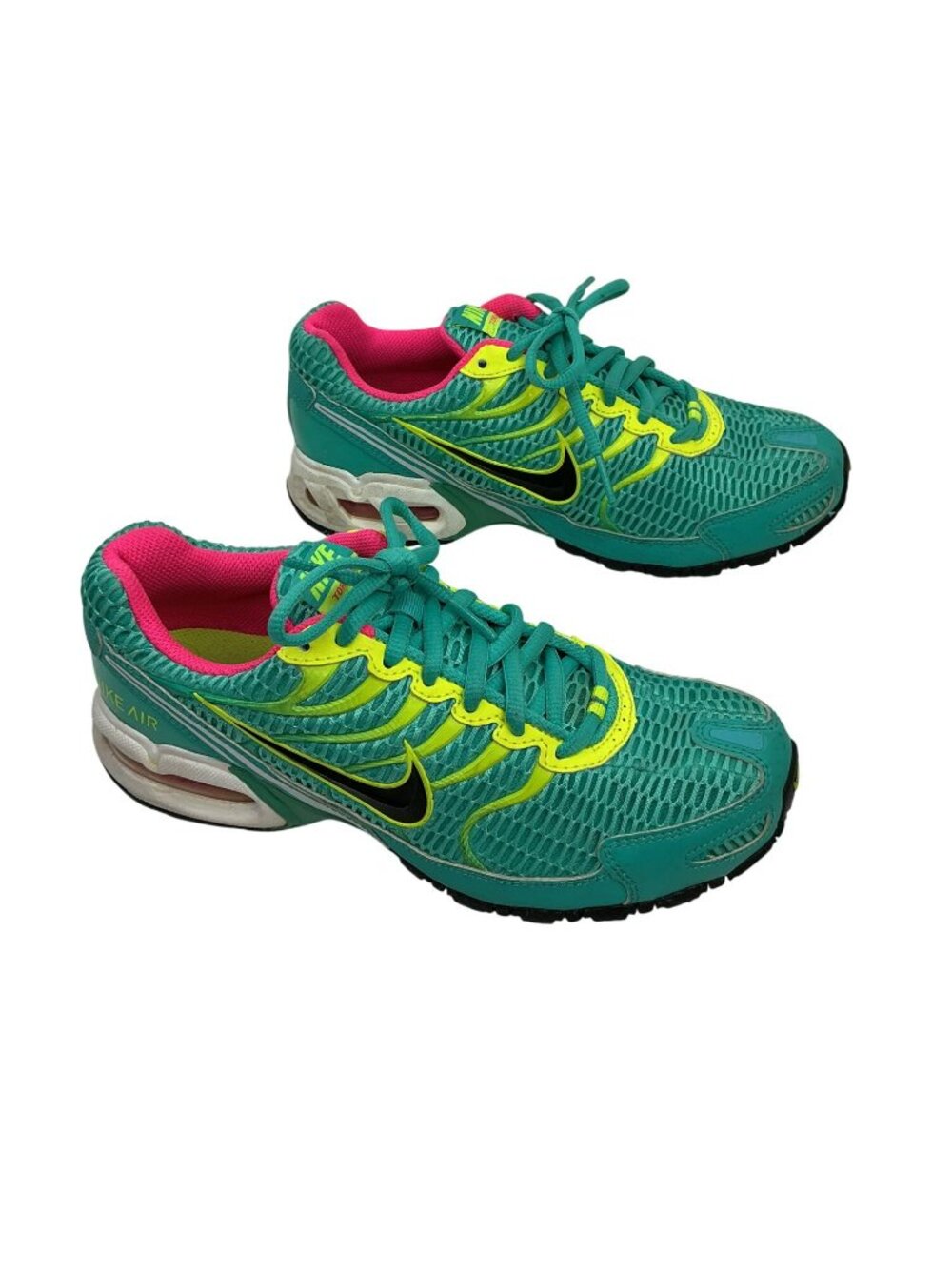 Nike Air Max Torch 4 Running Shoes Sneakers Womens 7.5 Teal/Yellow/Pink - Picture 5 of 10